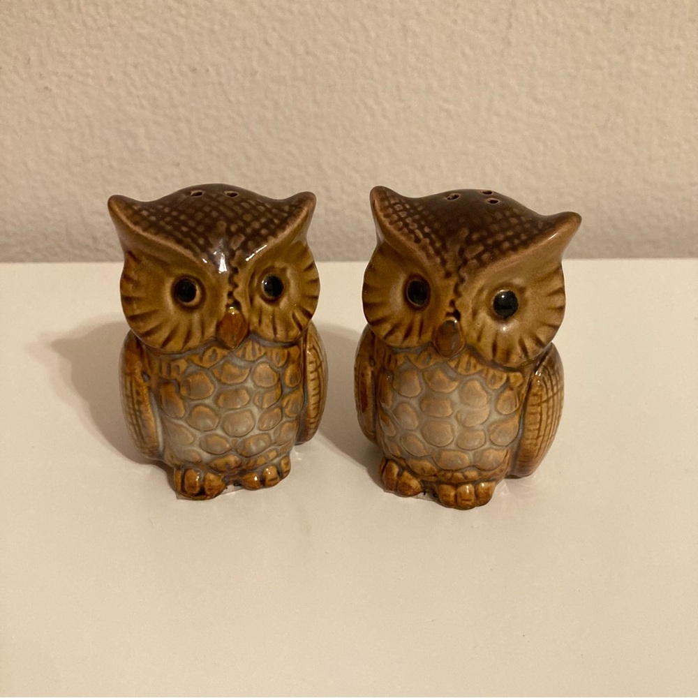 🎉4 For $15🎉 Kitchen, Brown Salt and Pepper Owls